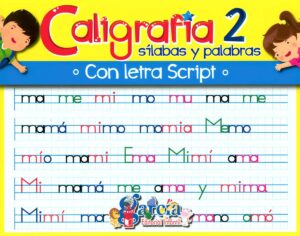 Caligrafía 2 sílabas y palabras