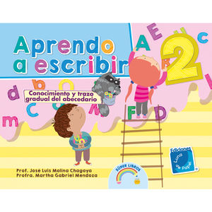 Portada del libro Aprendo A Escribir 2 de José Luis Molina y Martha Gabriel Mendoza, una guía esencial sobre ejercicios de lectoescritura.
