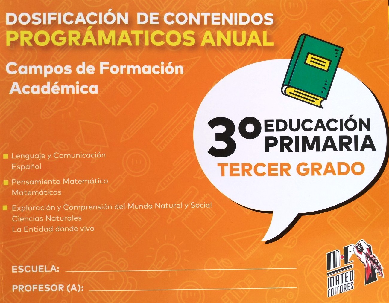Dosificación de contenidos programáticos anual 3º. primaria | Librería