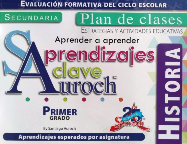 Plan de clases historia 1º, aprendizajes clave. secundaria | Librería