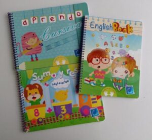 Pack Preescolar script, sumo y resto y english book