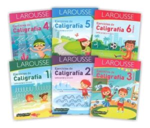 Paquete ejercicios de caligrafia primaria (6 libros)