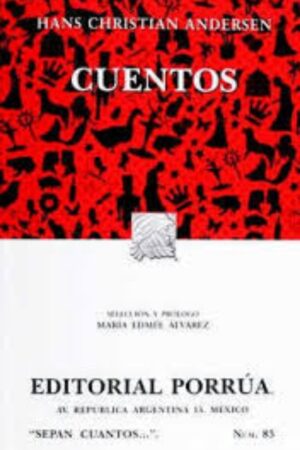 Portada del libro Cuentos de Hans Christian Andersen, una colección clásica de literatura infantil que incluye relatos fundamentales de la narrativa universal.