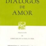 Portada del libro Diálogos de amor de León Hebreo, una guía esencial sobre Literatura y filosofía platónica sobre el afecto universal.