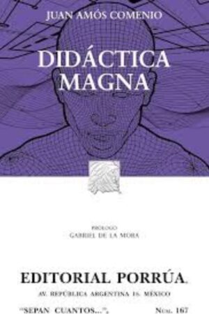 Portada del libro Didáctica Magna de Juan Amós Comenio, una guía esencial sobre Educación y pedagogía moderna.