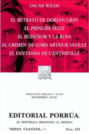 Portada del libro El Retrato de Dorian Gray y otros relatos de Oscar Wilde, una colección esencial de literatura clásica que incluye cuentos y narrativa gótica.