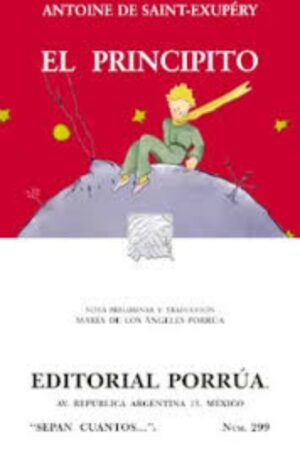 Portada del libro El Principito de Antoine de Saint-Exupéry, una obra fundamental de Literatura sobre la amistad y los valores humanos.