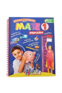 Portada del libro Ejercicios y Actividades para Mate 1 de Editorial García, una guía esencial sobre libro de matemáticas para primer grado de primaria.