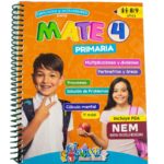 Portada del libro Ejercicios y Actividades para Mate 4 de Editorial García, una guía esencial sobre libro de matemáticas para cuarto de primaria.