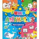 Portada del libro Jumbo Animales de Editorial García, una guía esencial sobre libro para colorear infantil que impulsa la psicomotricidad fina y el trazo largo.