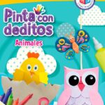 Portada del libro Pinta Con Deditos. Animales de Ediciones Larousse Infantil, una guía esencial sobre libro de pintura dactilar infantil larousse para la educación y herramientas para el aula.