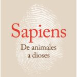 Portada del libro Sapiens: De animales a dioses de Yuval Noah Harari, una guía esencial sobre la historia de la humanidad.